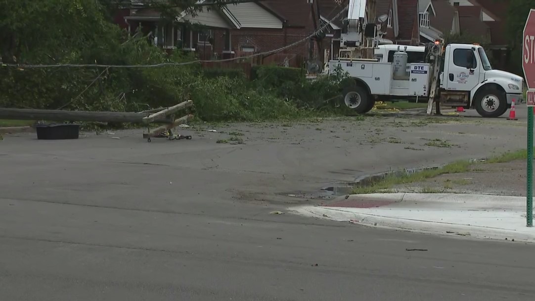 Southeast Michigan cleans up after Monday's severe weather